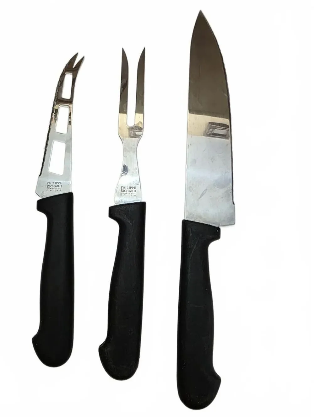 Philippe Richard 3-Piece Stainless Steel Kitchen Cutlery Set - Cheese & Carving